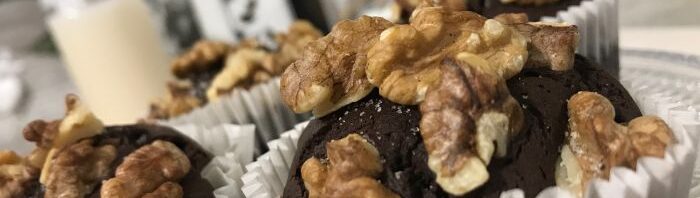 Csokis muffin zöldbanánliszttel Gretas Kitchen módra